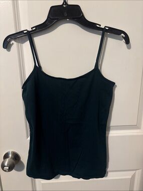 Ann Taylor Factory Dark Teal Spaghetti Strap Camisole